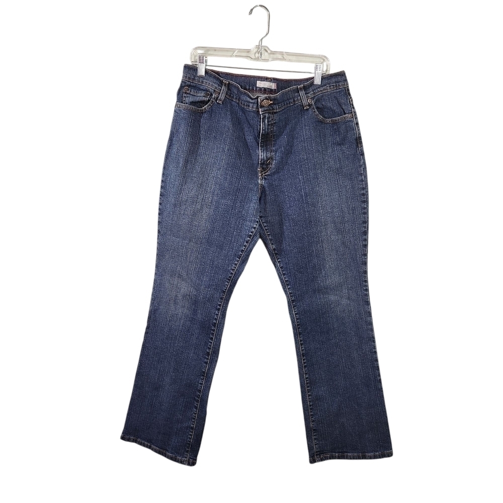 Levi's 550 Blue Boot Cut Jeans Classic Denim Style